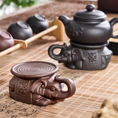 Zisha Pot Cushion Pot Holder Saucer Baoxiang Teapot Base Keep Pot Mat Chinese Tea Tray Coaster Tea Set Accessories