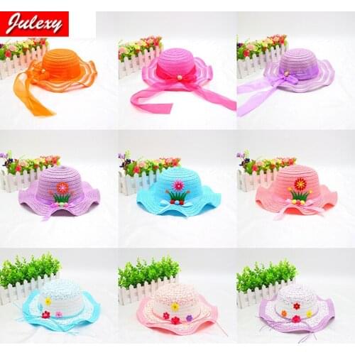 Simple Foldable Wide Brim Floppy Girls Straw Hat Sun Hat Beach Women Summer Hat UV Protect Travel Cap Lady Cap Female