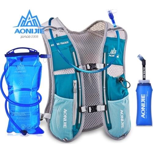 AONIJIE Men Women Running Backpack Outdoor Sports Trail Racing Hiking Marathon Fitness Hydration Vest Pack 1.5L Bag 600ml Kettle