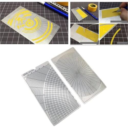 Stainless Steel Groove Type Covering Stencil Cutting Pad Spray Model Making