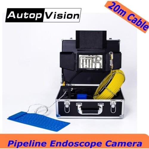 WP71 20M Cable Waterproof Pipeline drain Sewer Inspection Camera System Industrial Video Snake Endoscope Borescope mini Camera