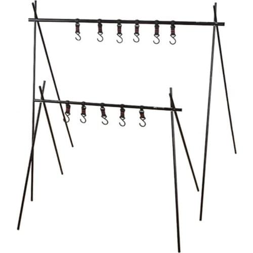 2021 Outdoor Camping Hanging Rack/ Aluminum Grill Tripod