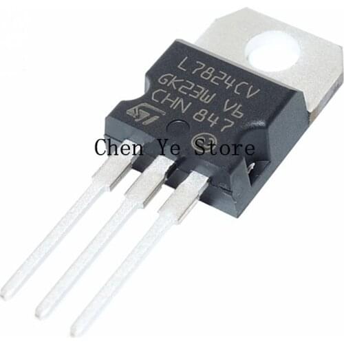 Free Shipping 50PCS 100% NEW Original L7824 Transistor Voltage Regulator L7824CV TO-220