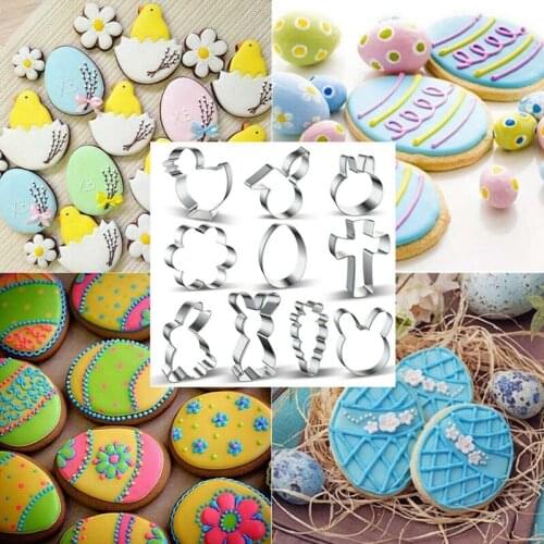 Biscuit Mould Stainless Steel Creative Cookie Mold Cartoon Cookie Cake Decorating Kitchen Bakeware Tools