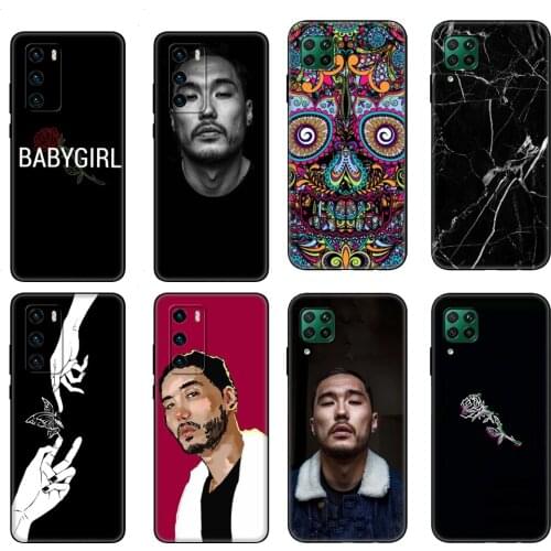 Black tpu Case For Huawei P30 Lite P30 Pro P40 Case For Huawei P40 LITE E P Smart 2020 Case Cover scriptonite