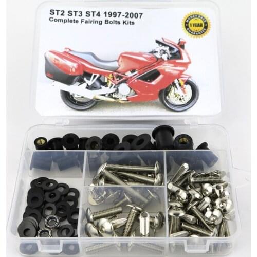 Fit For Ducati ST2 ST3 ST4 1997-2007 Motorcycle Complete Full Fairing Bolts Kit Speed Nuts Steel Bodywork Screws Clips Fastener