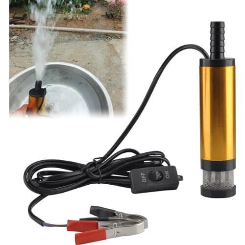 Multifunctional electric oil pump Electric Submersible Pump For Pumping Diesel Oil Water Aluminum Alloy Shell Sealed Insulated