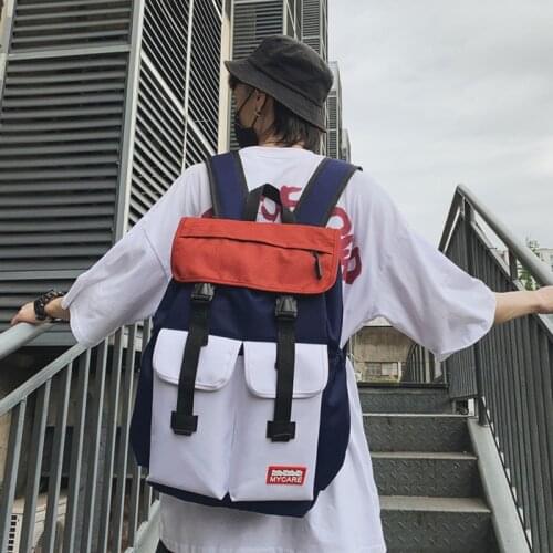 Fashion Girl College School Bag Casual New Trend Women Backpack Book Packbags for Teenager Travel Bag Rucksack