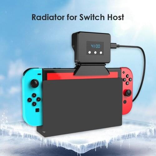 Game Console Cooling Heatsink for Nintend Switch USB Radiator Base Stand Exhaust Fan Temperature TV Display for Switch Gamepad