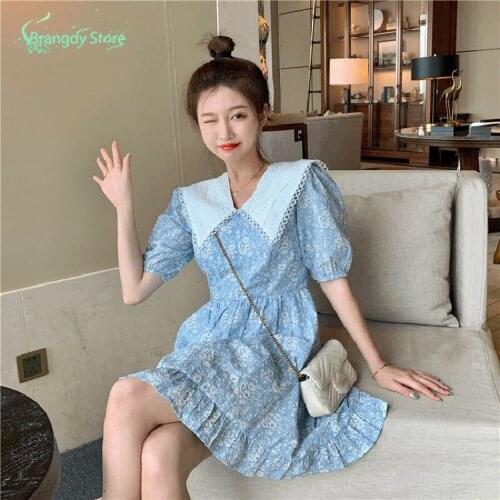 Vestido Dressesfor Women 2021 Sexy Fairy Lace Mini Dress Korean Fashion Harajuku Cotagecore Elegantes Summer Dress Sukienka