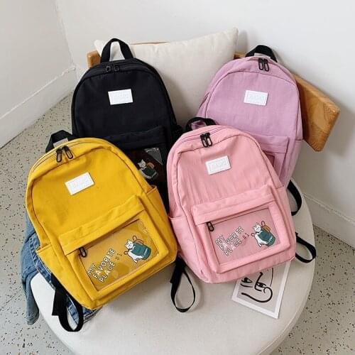 Casual Women Backbag Nylon School Bag For Teenage Girls Anti-theft Female Shoulder Bag 15.6 Inch Laptop Rucksack Mochilas Mujer