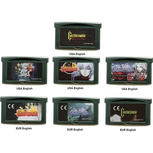 Superior 32 Bit Video Game Cartridge Memory Card for Nintendo GBA Castlevania Series Asia of Sorrow Circle Of The Moon Harmony