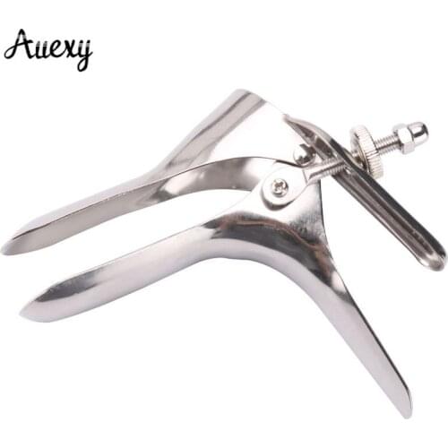 AUEXY Stainless Steel Expansion Vaginal Anal Dilator Vagina Colposcopy Dilation Speculum Feminine Vagina Medical Healthy Care