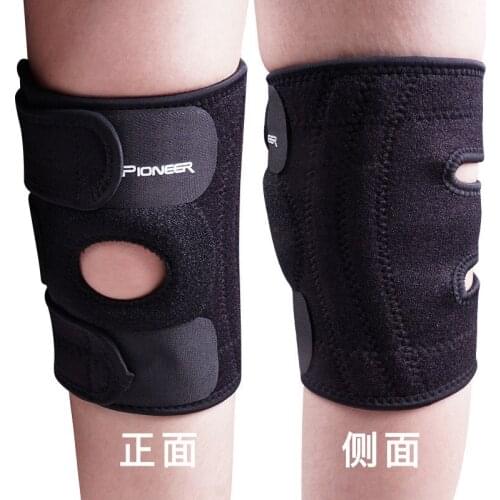 Comfortable outdoor knee protection equipment four spring support running protective gear adjustable joints to keep warm