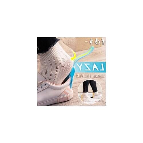 Lazy Unisex Wear Shoe Horns Helper Shoehorn Shoe Easy on And Off Shoe Sturdy Slip Aid Lazy Shoe Helper Plastick Shoe Horn 2020
