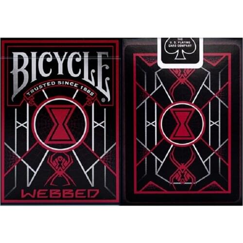 Bicycle Webbed Playing Cards Spider Web Deck Poker Size USPCC Card Games Magic Trick Props