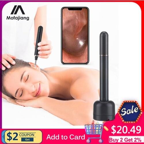 Wifi Visible Ear Cleaner Endoscope 3.9mm Wireless Smart Digital Otoscope Portable Earpick Nose Inspect Camera Portable
