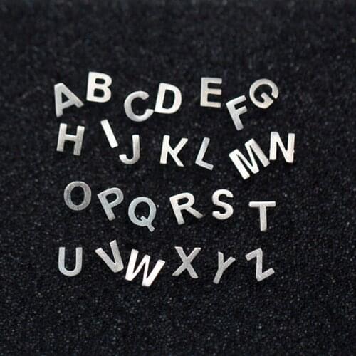 INZATT Real 925 Sterling Silver Minimalist 26 Letter Stud Earrings For Fashion Women Party Fine Jewelry Cute Accessories Gift