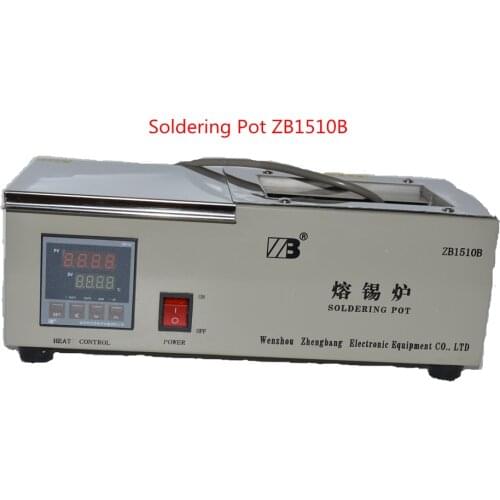 1pc Solder Pot Digital Display 600W 150* 100* 70mm Soak Soldering Machine Soldering Tin Stove ZB1510B/D