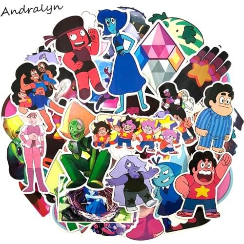 10/52Pcs Lion Steven Universe Stickers For Skateboard Portable Notebook Motorcycle Bicycle Refrigerator Pvc Toy Anime Stickers