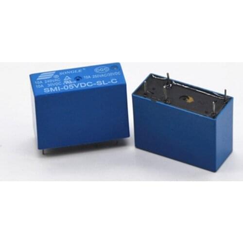 10PCS/lot Power Relays SMI-05VDC-SL-C 5V 10A 5PIN Relay New Original