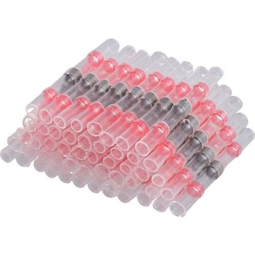 1000PCS wholesale Solder Seal Sleeve Wire Connectors Waterproof Heat Shrink Butt Connector Insulated Electrical Splices Terminal