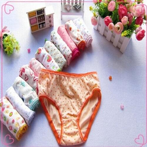 12pcs/lot 2016 New panties girls underwear kids underwear 100% cotton boys briefs A-2578