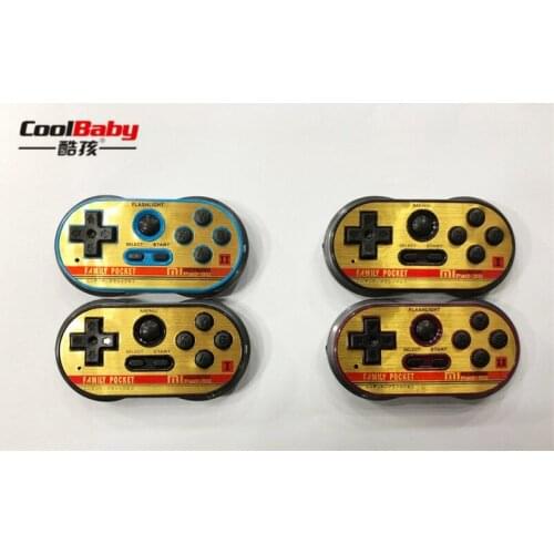 2pcs doubles player Mini Video Gaming Console Build In 260 Classic Games 8 Bit Handheld Game Players Support TV Output
