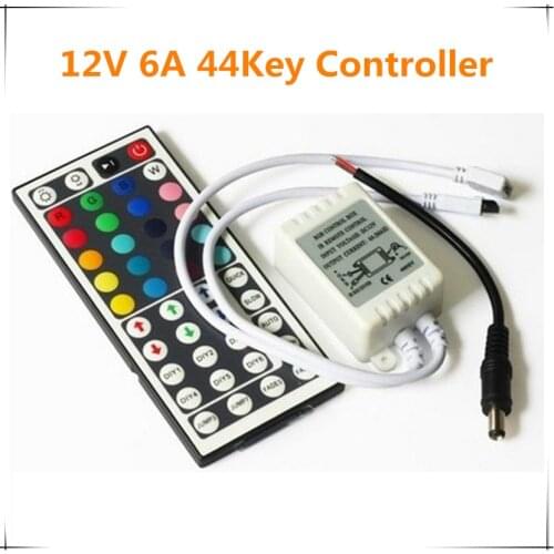 50pcs DC12V 44key infrared IR Remote LED Controller for RGB 5050 3528 strip