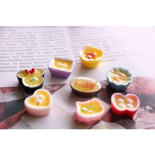 8 Pcs Mini Food for BJD Doll Toy Pretend Play Toy Kitchen Food Toy