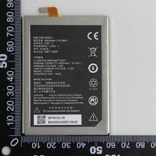 4000mAh 515978 Battery for ZTE Blade X3 Q519T D2 A452 E169-515978 Cellphone Internal Replacement battery + Repair Tools adhesive