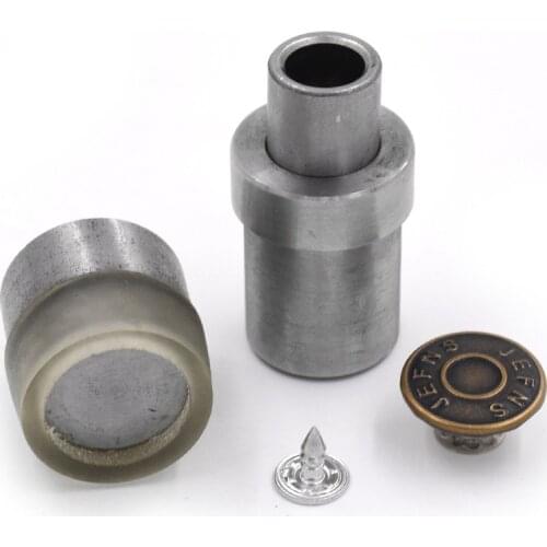 Hollow jeans buttons molds Metal snap Metal eyelets tool.Nonporous jeans button.Hand press mold.Install metal buttons mold dies