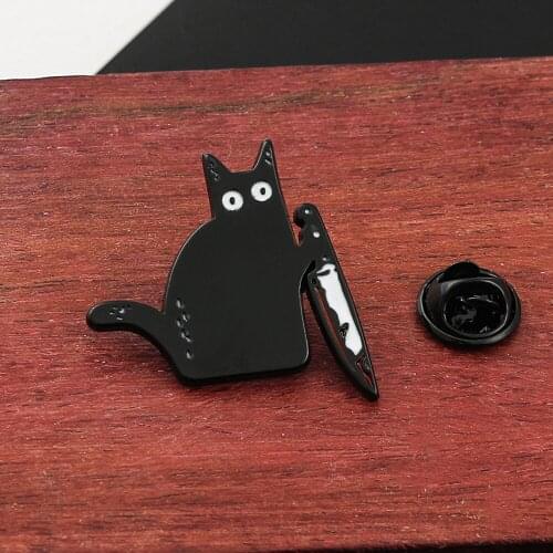 ELAINE ST Black Brooches For Clothes