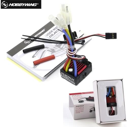 HobbyWing QuicRun Brushed 1060 60A Electronic Speed Controller ESC 1060 With Switch Mode BEC For 1:10 RC Car