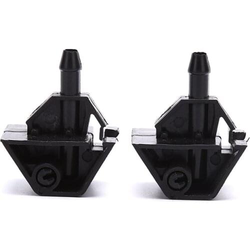 2Pcs Car Window Windshield Washer Spray Nozzle Water Jet For Nissan Qashqai