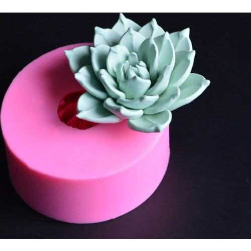 KLM Favorite Fleshy Flower Silicone Cake Decoration Chocolate Molds
