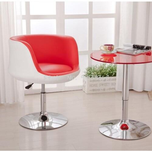 Creative High Stool Family Computer Chair Modern Simple Bar Chair Leisure Bar Chair Lift Swivel Chair Back Chair