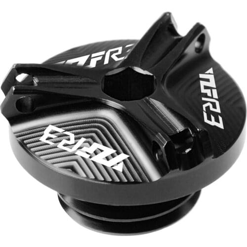 Motorcycle M20*2.5 CNC Engine Oil Filter Cup Plug Cover Screw FOR YAMAHA YZF-R3 R25 2015 2016 yzf r3