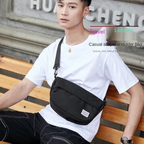 Mens Pocket Fashion Casual Shoulder Bag Messenger Bag Oxford Cloth Shoulder Bag