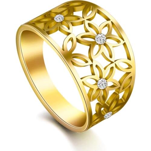My Shape Rings With Cubic Zirkonia For Women