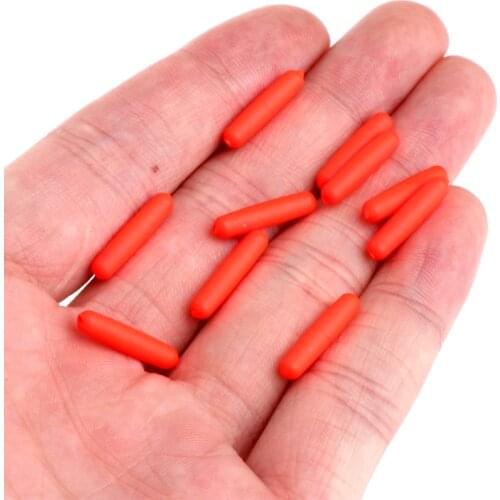 10Pcs Fishing Float Bobber Floating Foam Oval Indicator Fish Accessories Tackles