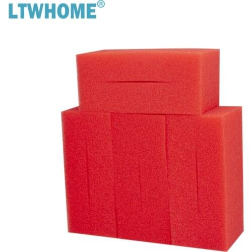 LTWHOME Compatible Red Fine Filter Foam Replacement for Oase Biotec 12 56739
