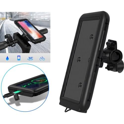 Bicycle Phone Holder Pouch Bag Motorcycle MTB Bike Handlebar GPS Phone Case