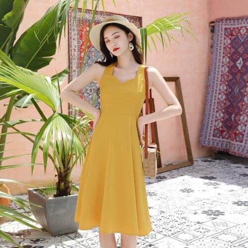 YYCZF Green Summer Dresses