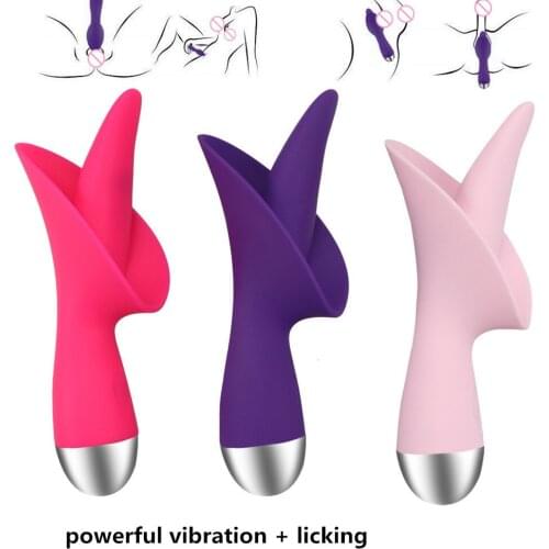 Tongue Lick Women Dildo Vibrator Clitoris G Spot Vagina Massage Anal Erotic Sex Toys For Woman Female Masturbator Sex doll shop