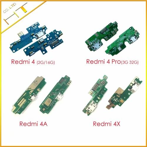 1pcs for Xiaomi Redmi 4A 4X 4 pro USB Charger Charging board Port Ribbon Flex Cable Micro USB Dock Connector Redmi4A Red4 Red4X