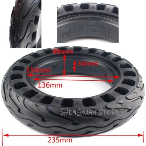 10'' 10x2.125 Non inflation honeycomb Solid tyre for Quick 3 Inokim ZERO 10X Self Balancing Electric Balancing folding Scooter