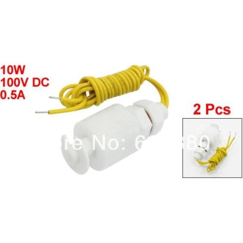 2 Pcs x Fish Tank Pool Liquid Water Level Sensor Vertical PP Float Switch ZP3508 Wholesale Retail