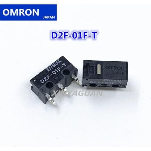 2pcs OMRON Mouse Micro switch D2F-01F-T Japan suitable for SteelSeries Kinzu Kana Sensei raw XAI MLG Sensei310 D2FC-F-7N 10M 20M