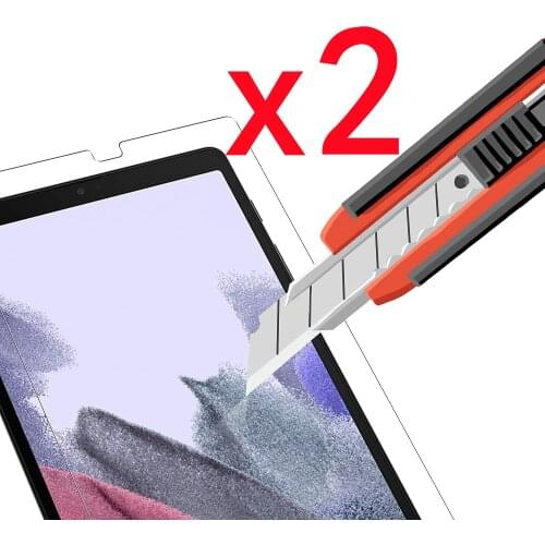 2Pcs Tablet Tempered Glass Screen Protector Cover for Samsung Galaxy Tab A7 Lite Full Coverage Screen